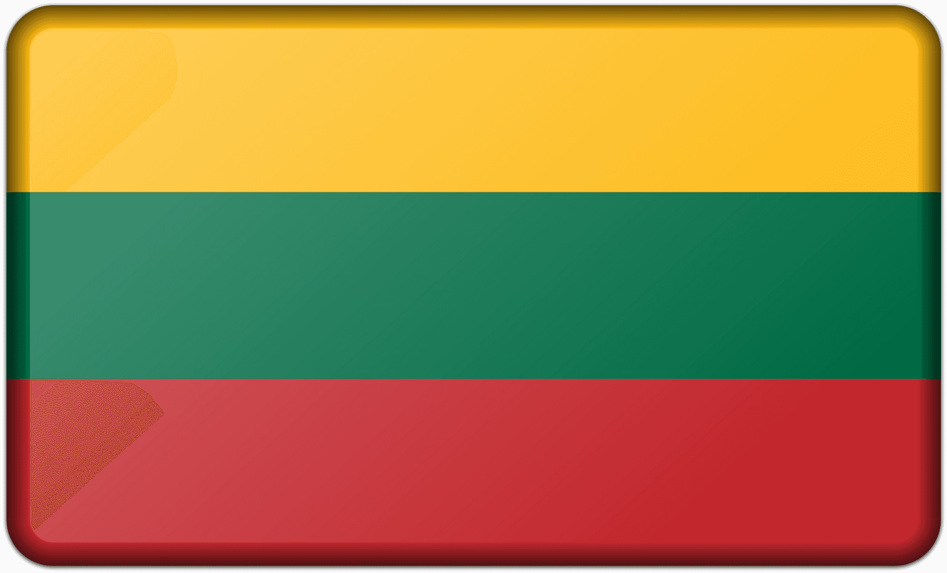 Lithuanian Flag Graphic PNG Image