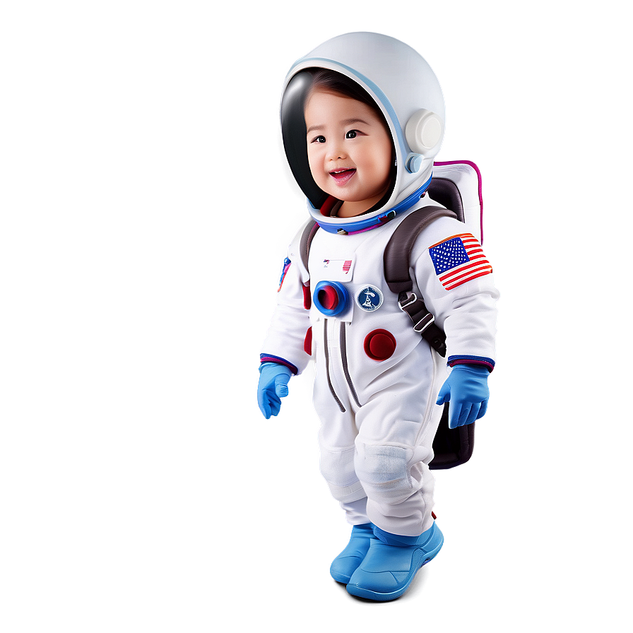 Little Kid In Astronaut Suit Png Bhj PNG Image