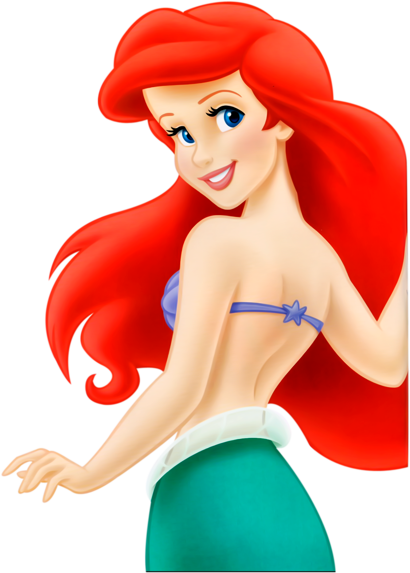 Little Mermaid Ariel Character Illustration PNG Image