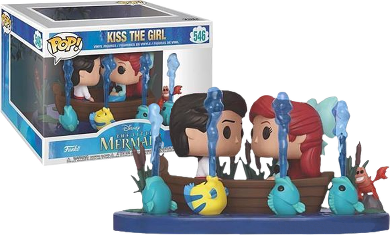 Little Mermaid Kiss The Girl Funko Pop PNG Image