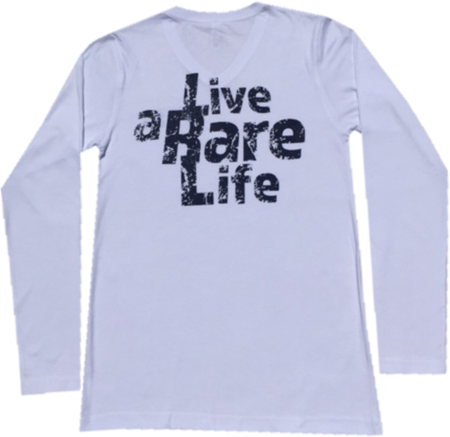 Live Rare Life Long Sleeve Shirt PNG Image