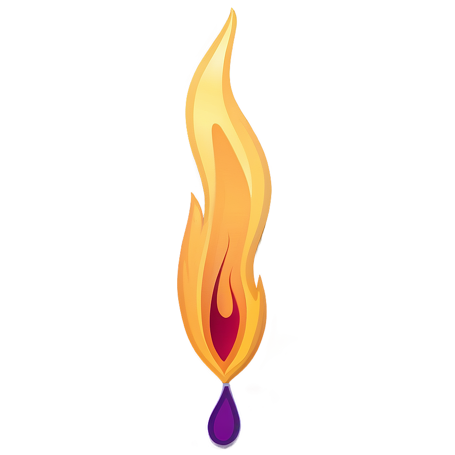 Lively Flame Cartoon Png Doj PNG Image