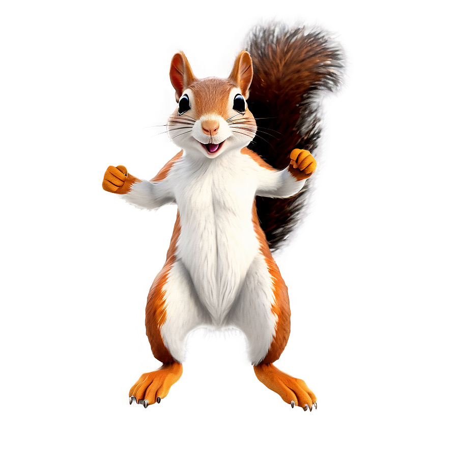 Lively Squirrel Png Qar PNG Image