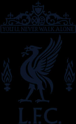 Liverpool F C Crest Dark Background PNG Image