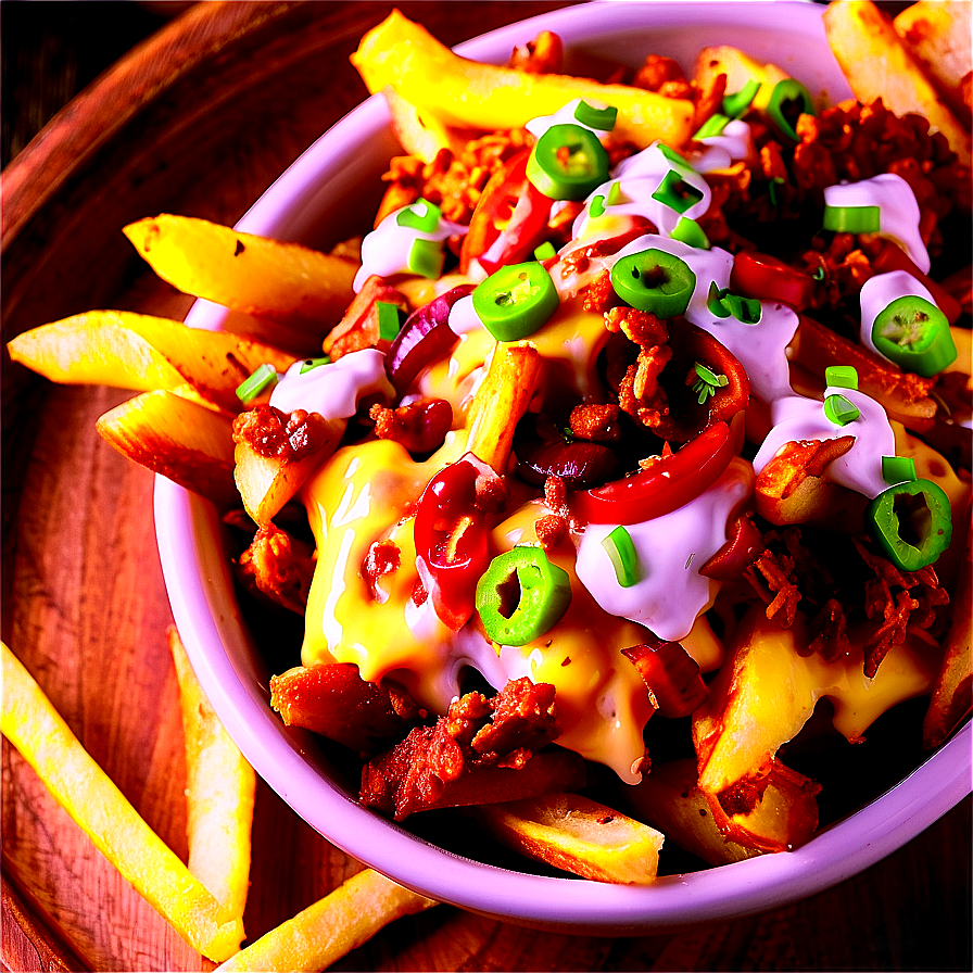 Loaded Cheese Fries Png 05242024 PNG Image