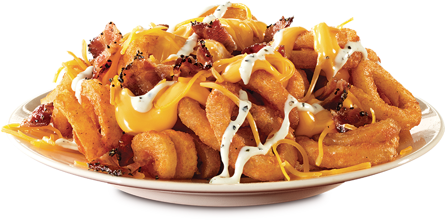 Loaded Curly Fries Delicious Snack.png PNG Image