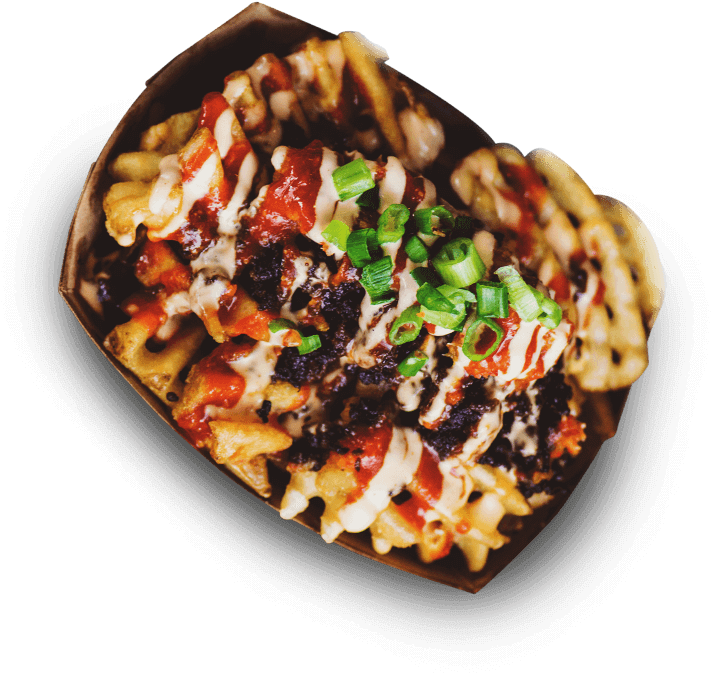 Loaded Fries Delicious Toppings PNG Image