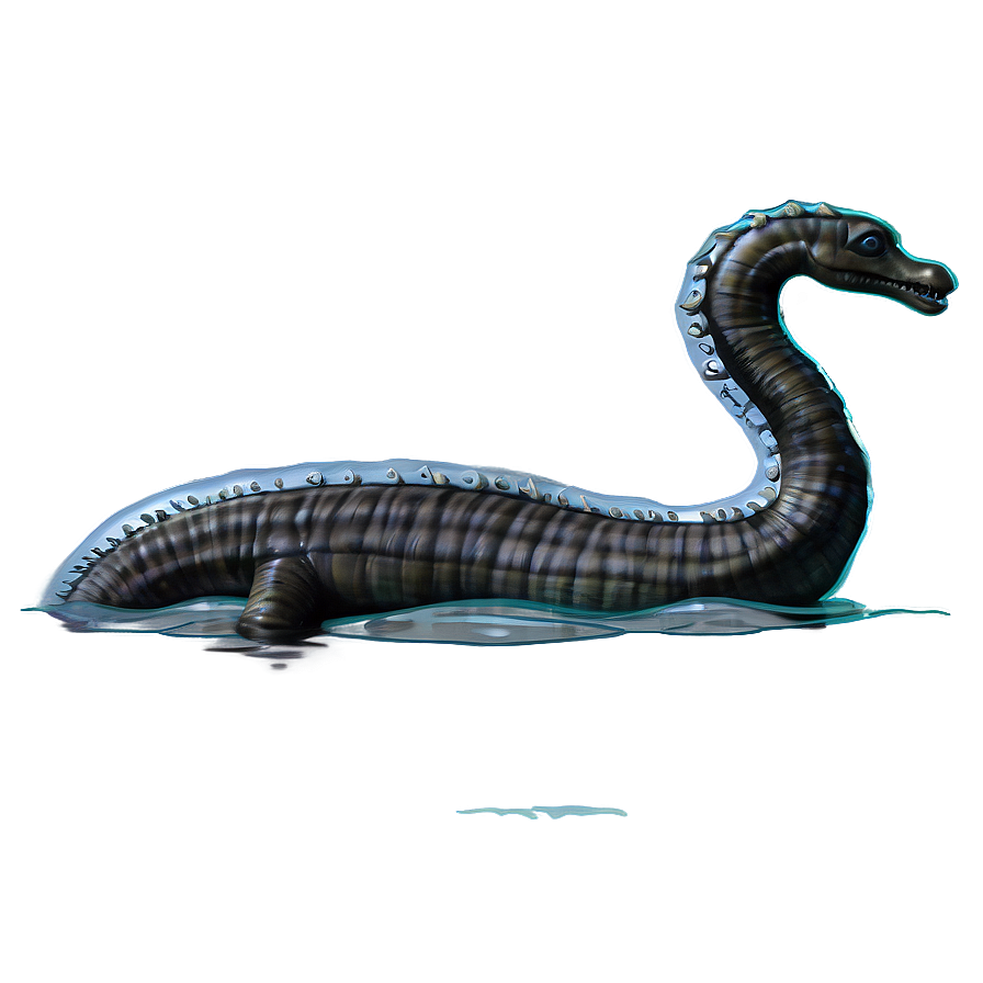 Loch Ness Monster In Water Png 06132024 PNG Image