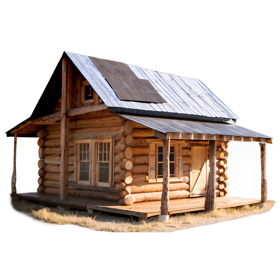 Log Cabin Farmhouse Charm Png 06122024 PNG Image