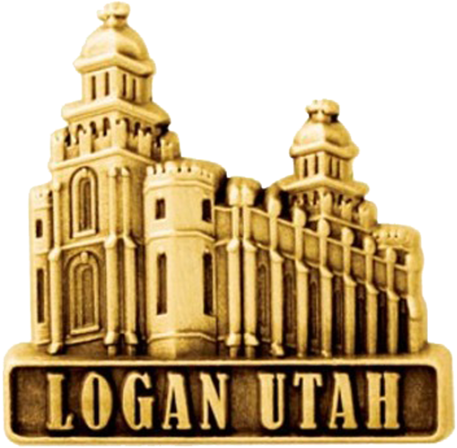 Logan Utah Temple Replica PNG Image