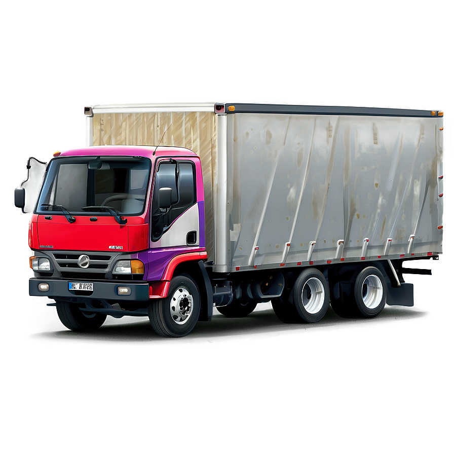 Logistic Truck Art Png Uxq91 PNG Image