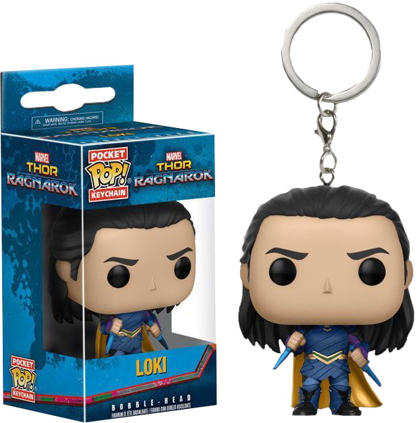 Loki Funko Pop Keychain Thor Ragnarok PNG Image