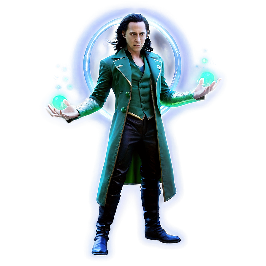 Loki's Green Magic Aura Png Knj PNG Image