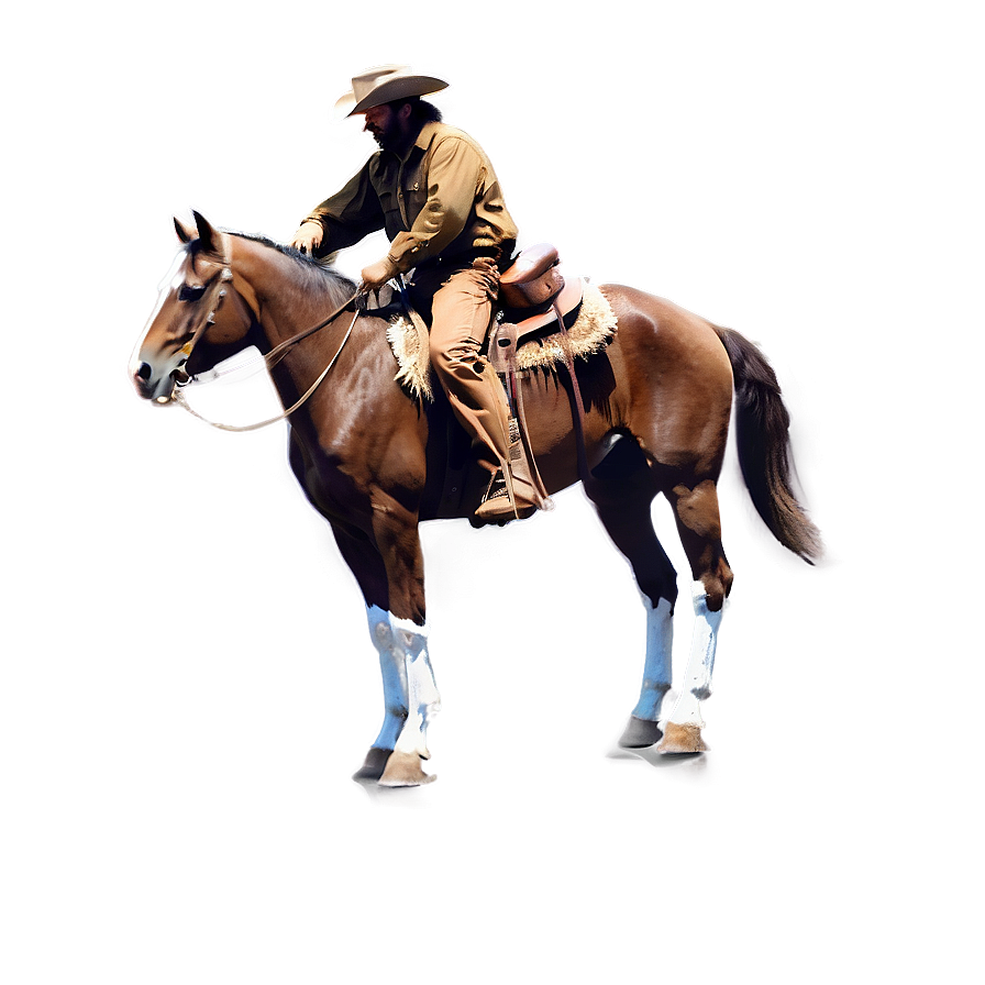 Lone Cowboy Png Fga PNG Image