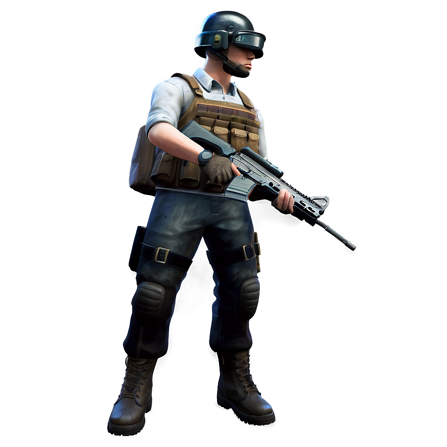 Lone Pubg Soldier Png 06262024 PNG Image