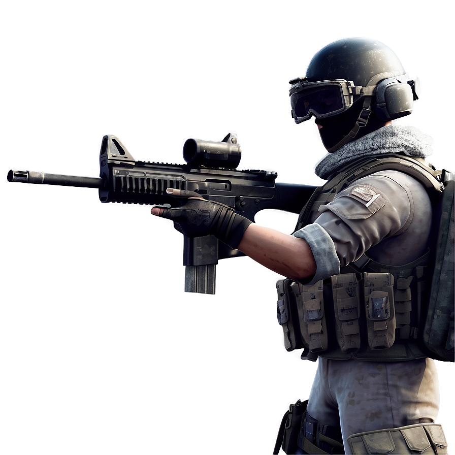 Lone Pubg Soldier Png 87 PNG Image