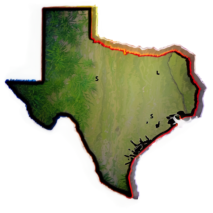 Lone Star State Outline Png 84 PNG Image