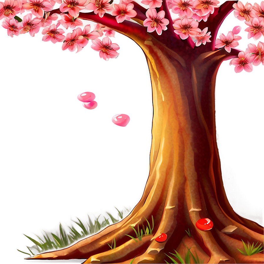 Lonely Cherry Tree Png Cjb26 PNG Image