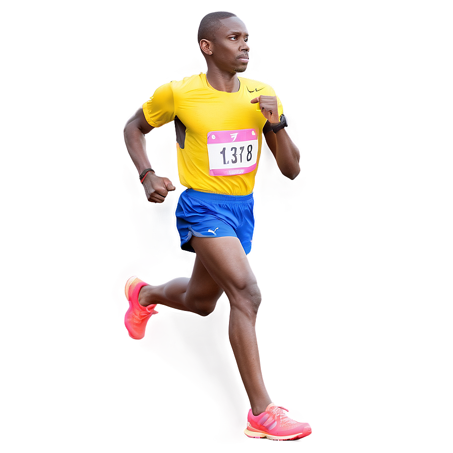 Long Distance Runner Sunset Png 06112024 PNG Image