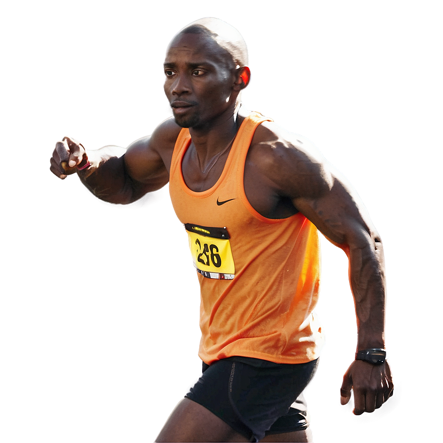 Long Distance Runner Sunset Png Dxd PNG Image