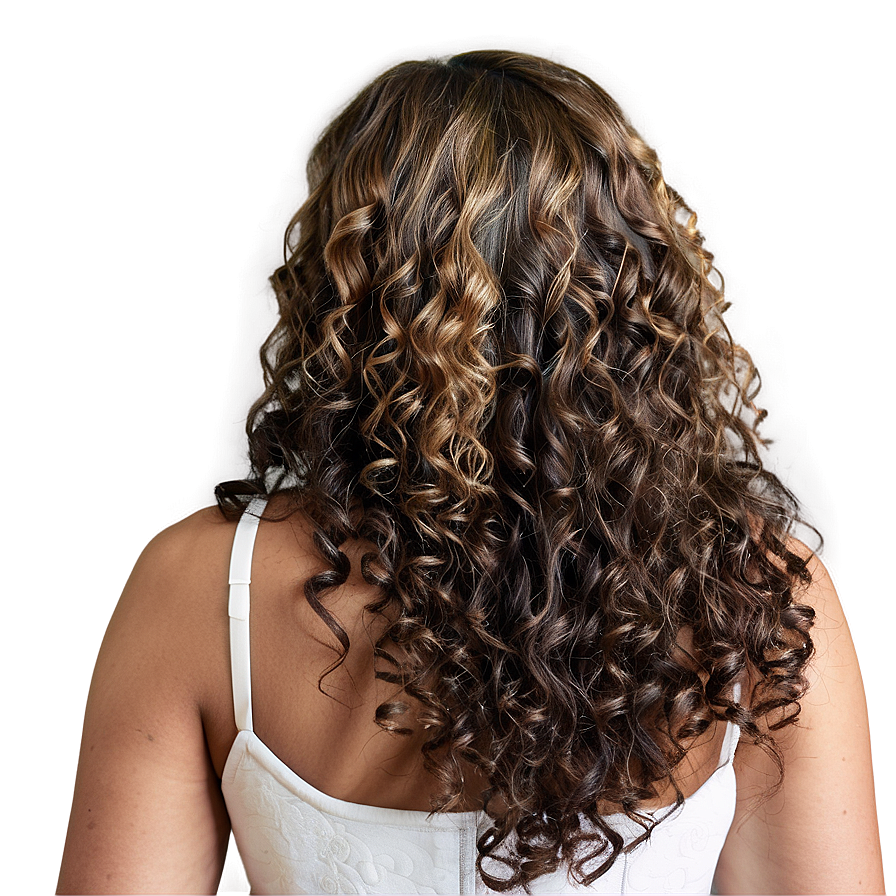 Long Hair Perm Elegance Png Rsq PNG Image