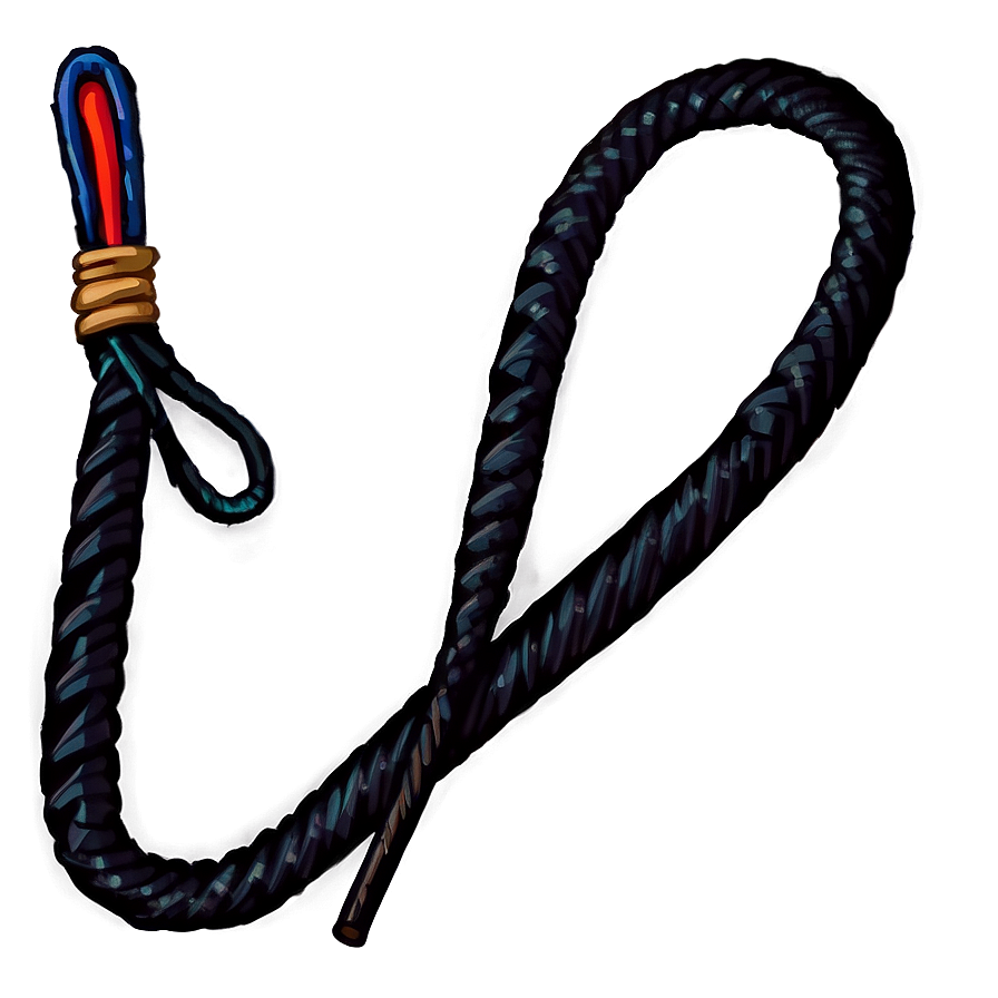 Long Whip Illustration Png 05232024 PNG Image