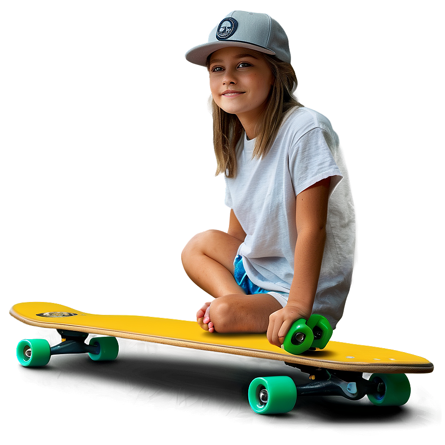 Longboard Girl Png 06272024 PNG Image