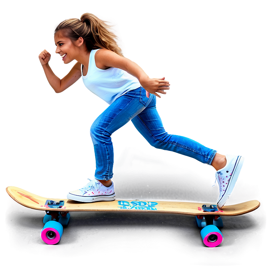 Longboard Girl Png 06272024 PNG Image