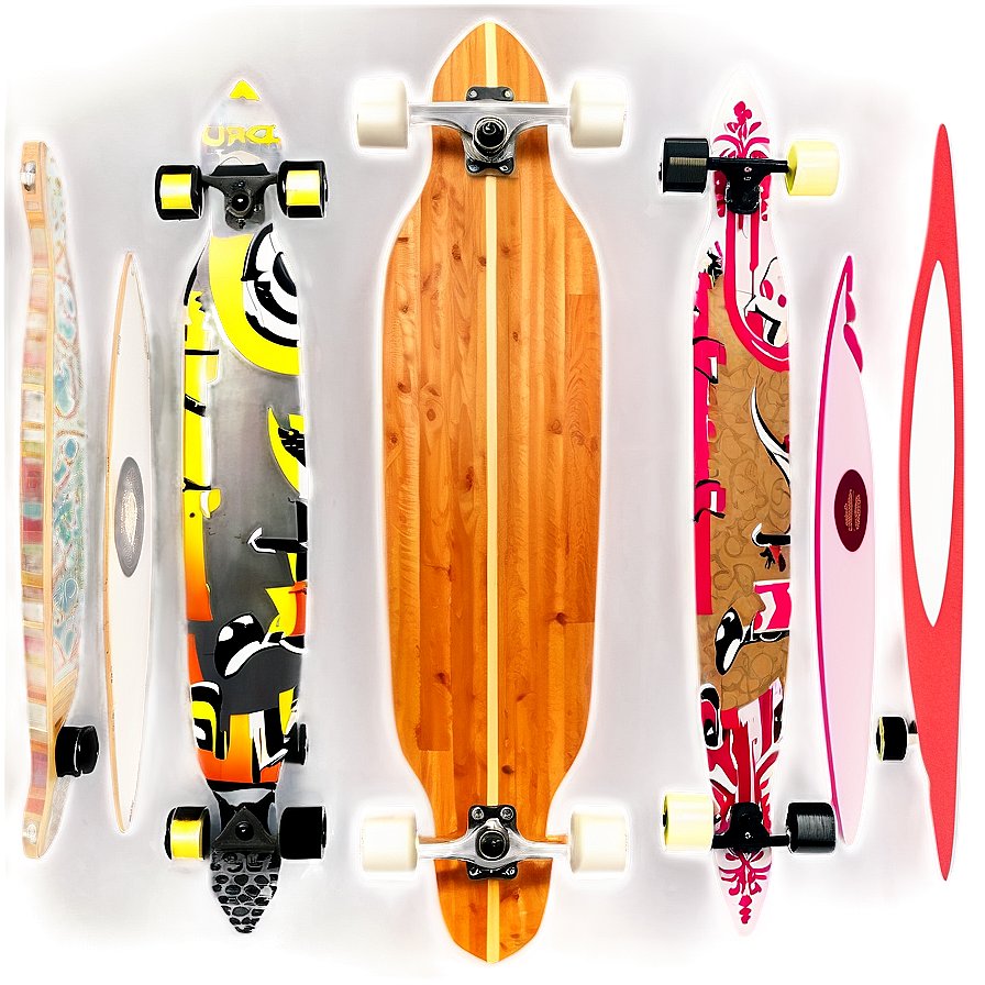 Longboard Template Png Qob PNG Image