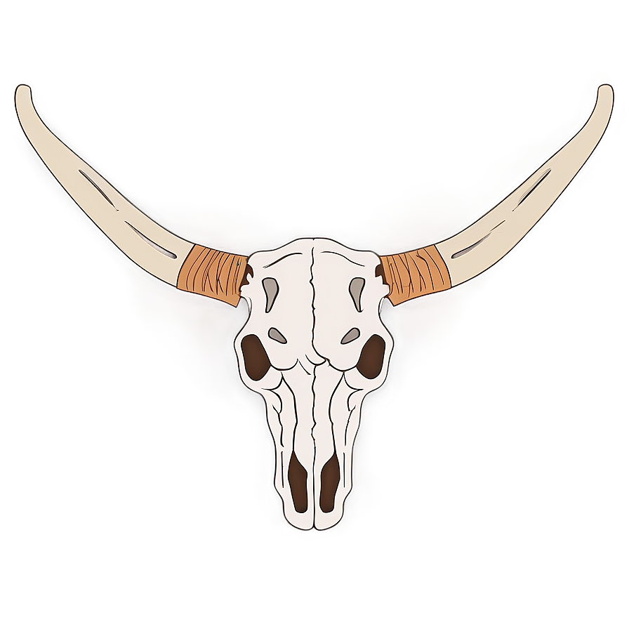 Longhorn Cow Skull Design Png 28 PNG Image