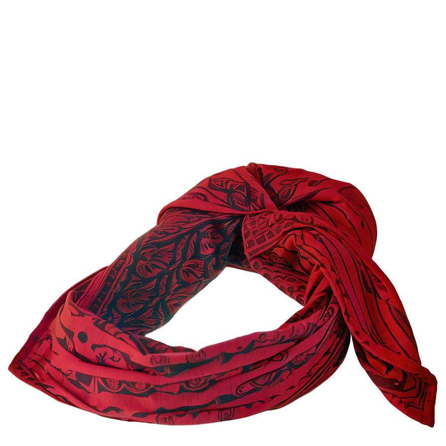 Loop Red Scarf Png 06252024 PNG Image