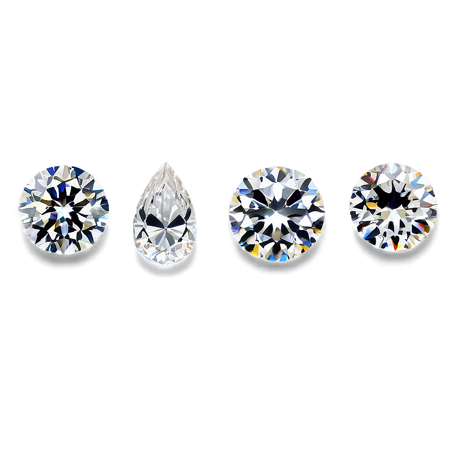 Loose Diamonds Assortment Png 72 PNG Image