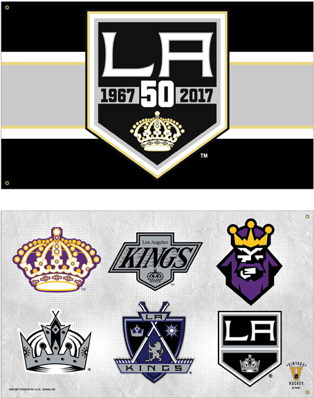 Los Angeles Kings50th Anniversary Logos PNG Image