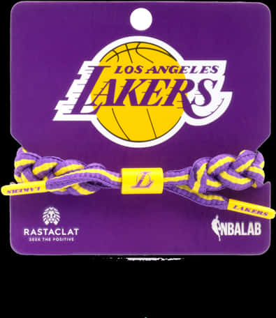 Los Angeles Lakers Bracelet Packaging PNG Image