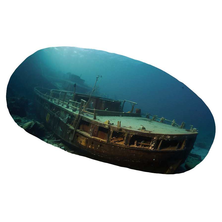 Lost Shipwreck In Deep Ocean Png 06212024 PNG Image