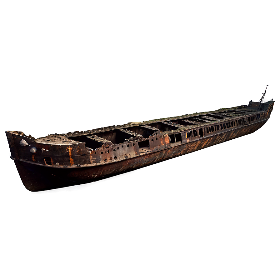 Lost Shipwreck In Deep Ocean Png Pbm PNG Image