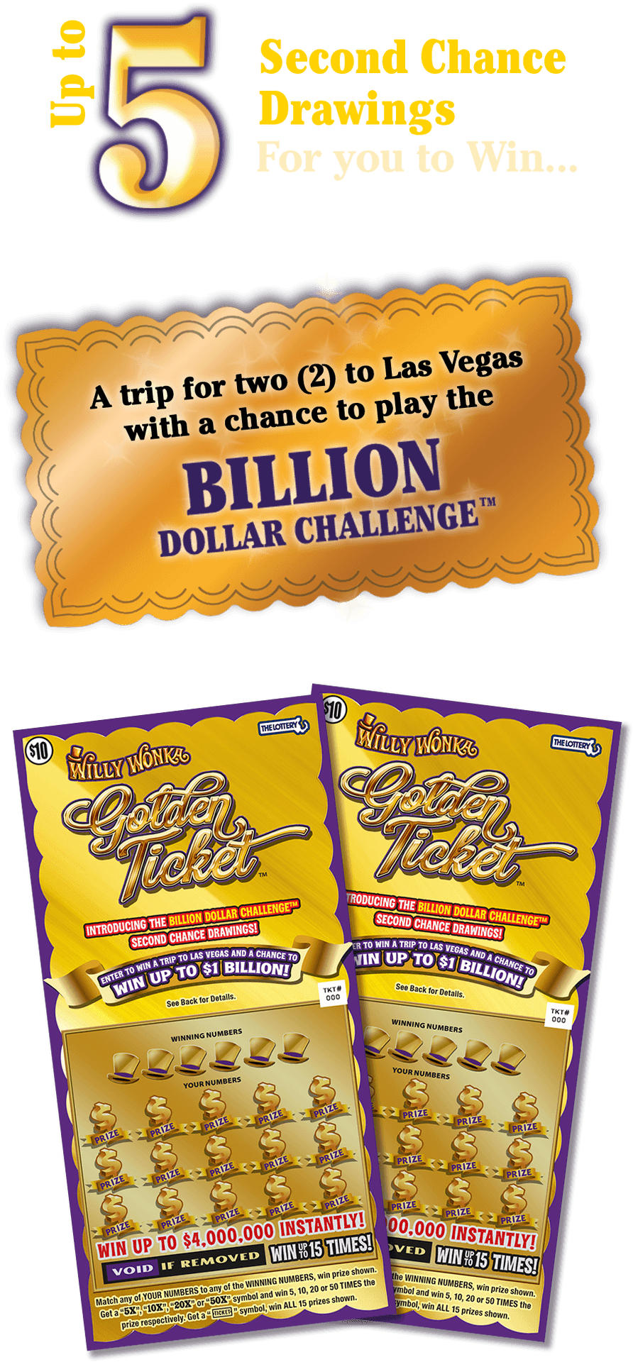 Lottery Second Chance Drawing Promotion PNG Image