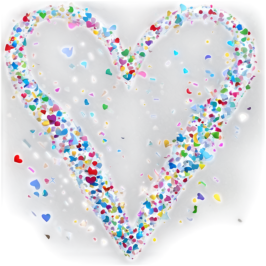 Love Confetti Png Kjj82 PNG Image