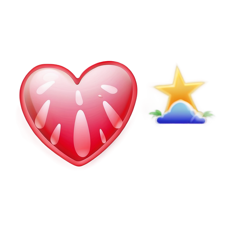 Love Heart Emoji Png Ldk PNG Image