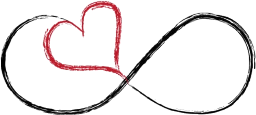 Love Infinity Symbol Artwork PNG Image