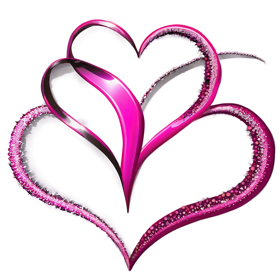 Love Pink Heart Png 33 PNG Image