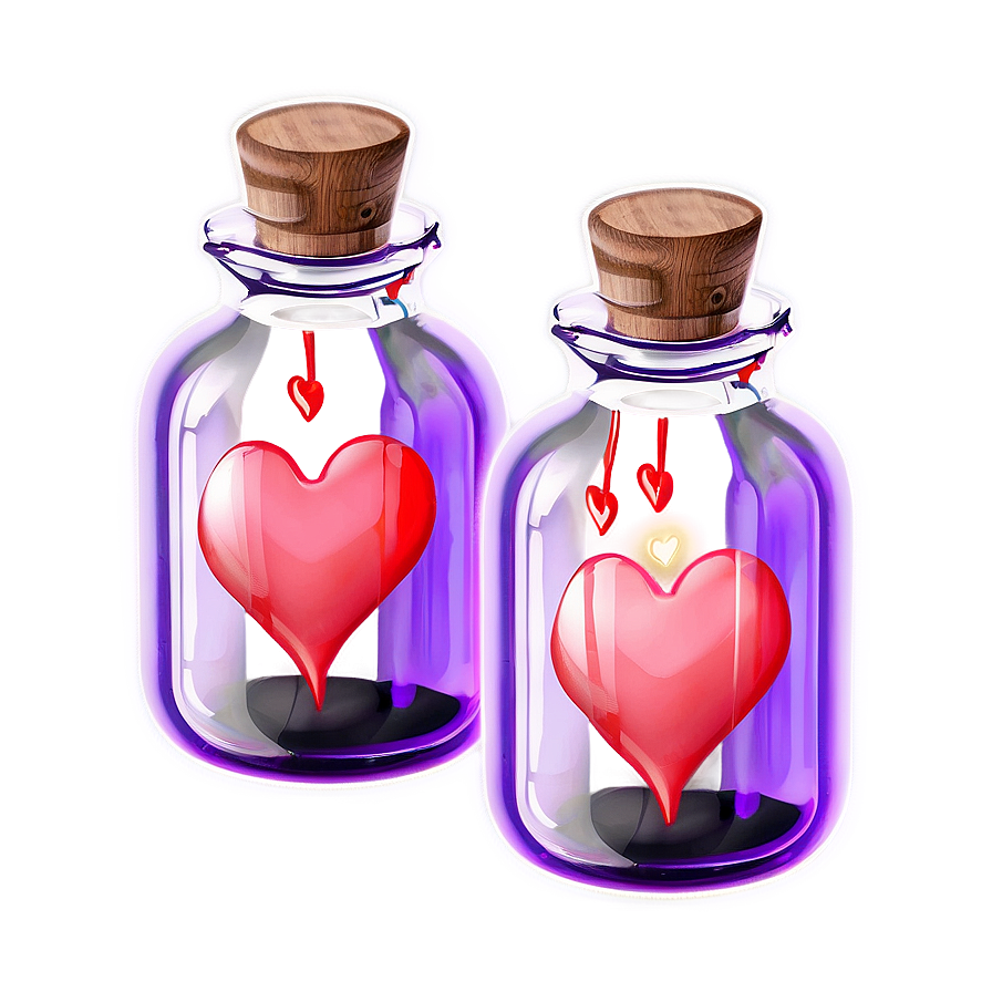 Love Potion With Hearts Png 06292024 PNG Image