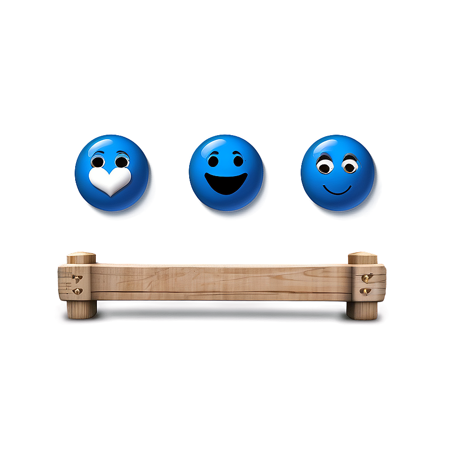 Love-themed Blue Emojis Png Ijr81 PNG Image