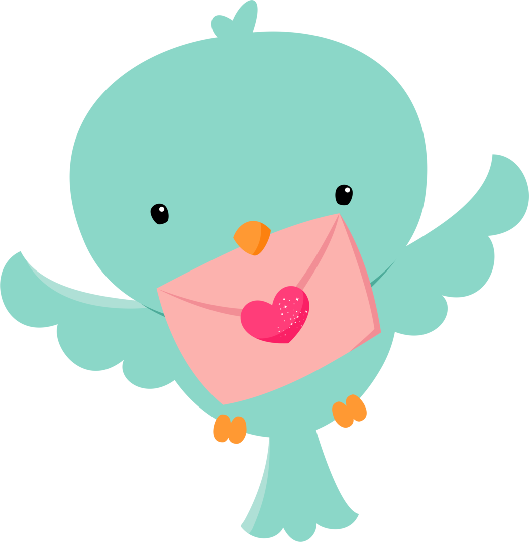 Lovebird Delivery Cartoon PNG Image