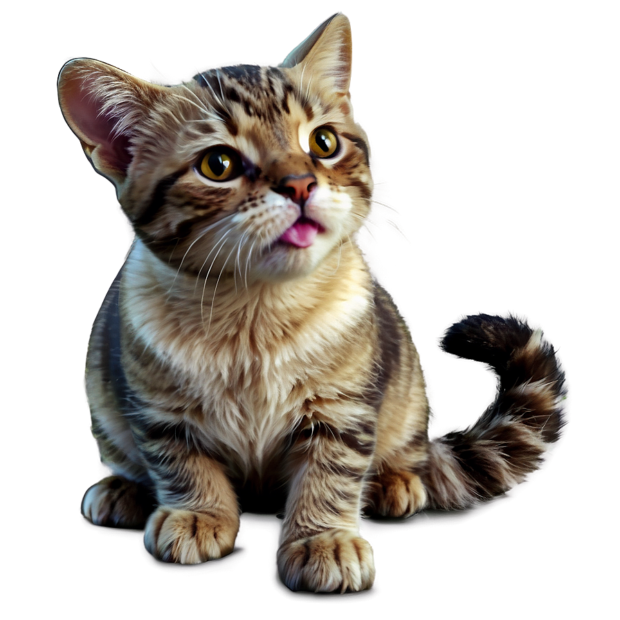 Lovely Cat Illustration Png 06242024 PNG Image