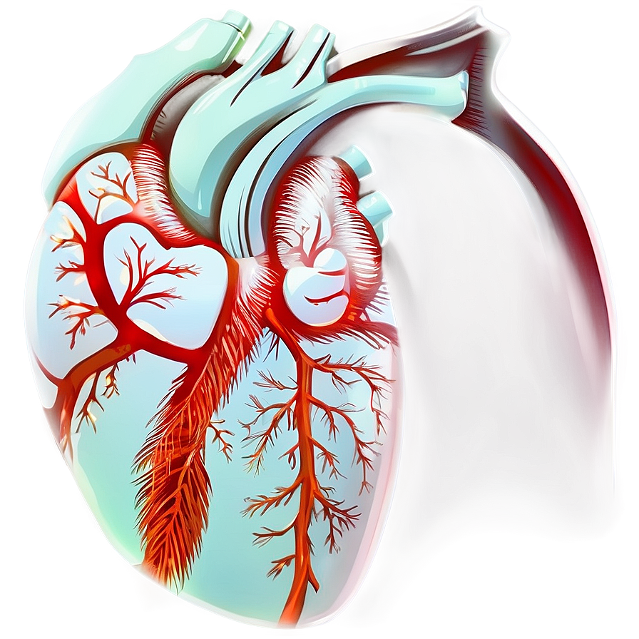 Lovely Heart Illustration Png Rhn PNG Image