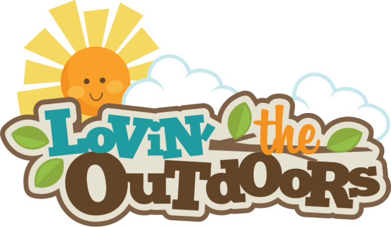 Lovin The Outdoors Cartoon Graphic PNG Image