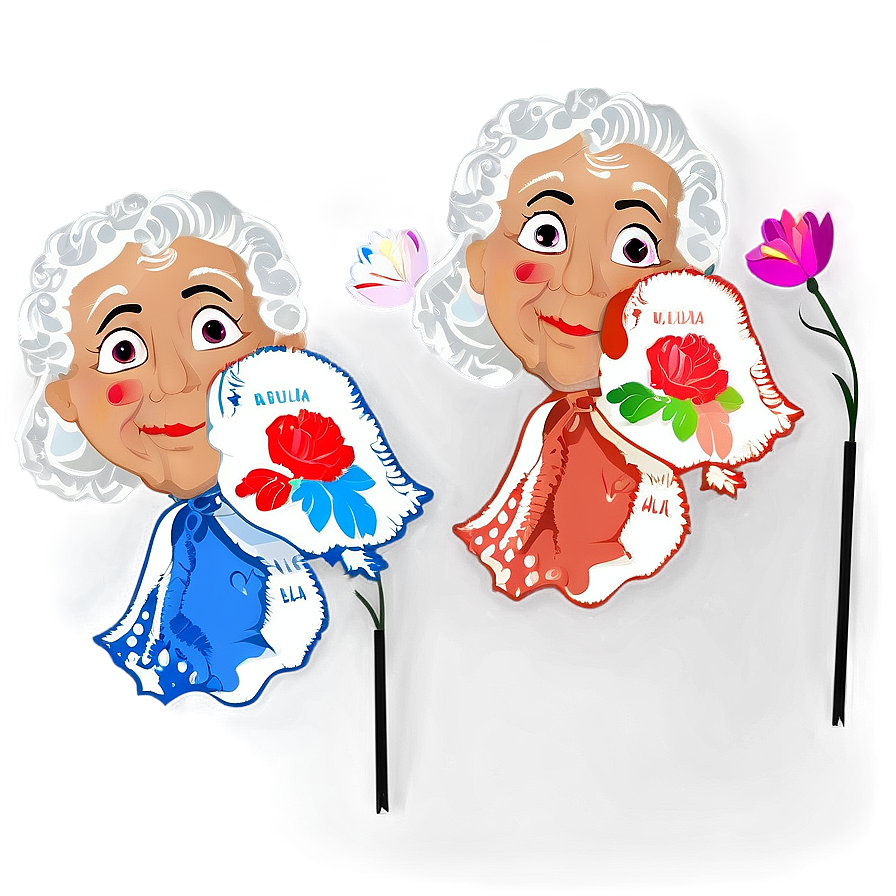 Loving Abuela Clipart Png Kam62 PNG Image