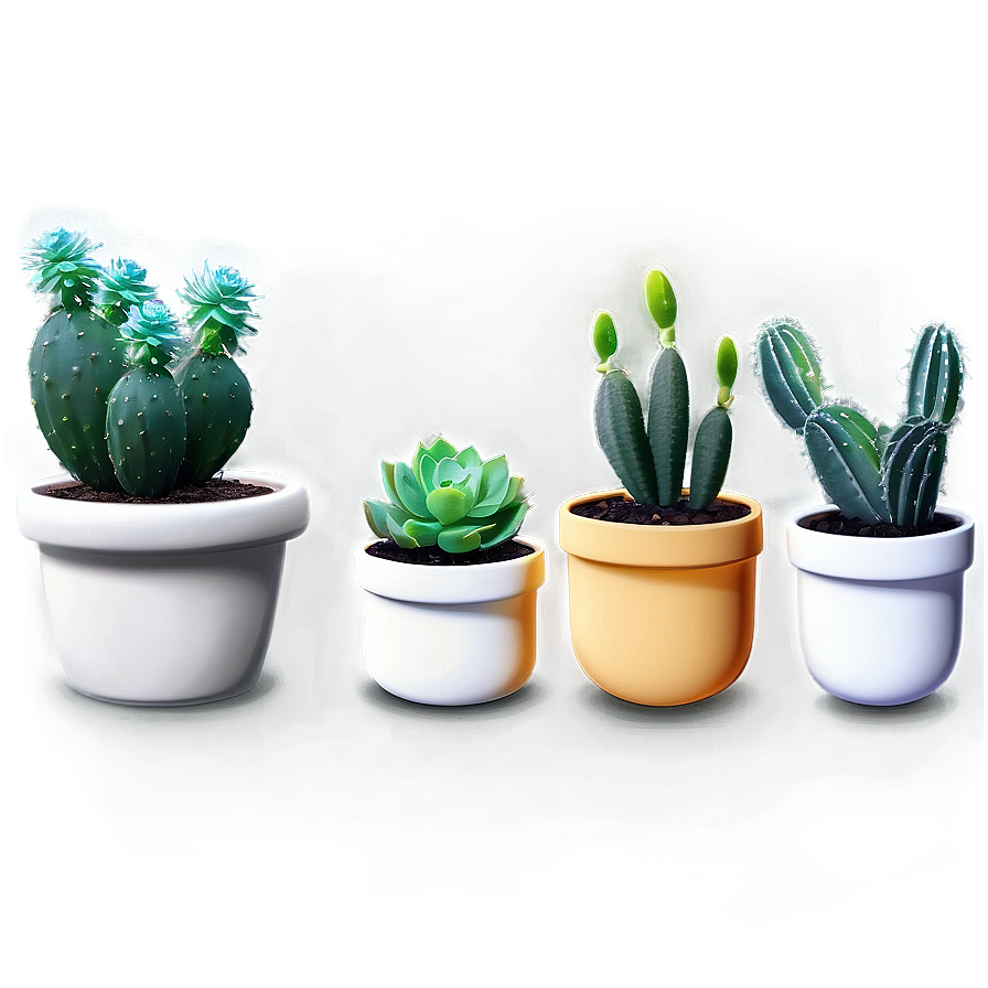 Low Light Succulents Png 10 PNG Image