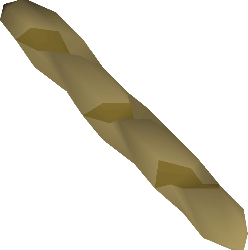 Low Poly Baguette3 D Model PNG Image